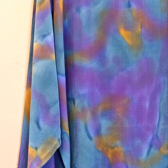Chameleon Studio Arizona Hand Dyed Silk Dress size L - Picture 3 of 5